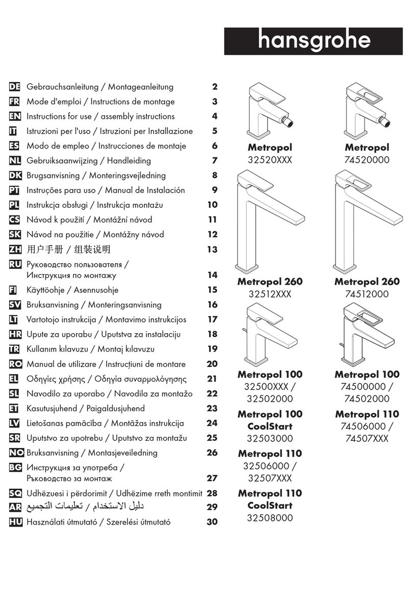 Hans Grohe Metropol Manual