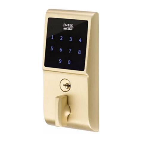 Assa Abloy EMTEK EMTouch Classic Style Operating instructions