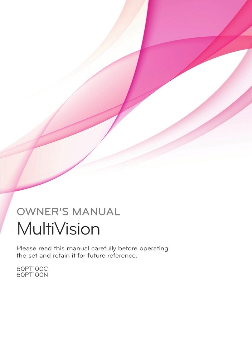 LG MultiVision 60PT100N User manual