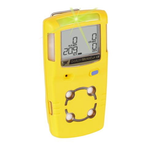 Honeywell BW Technologies GasAlert MicroClip XT User manual