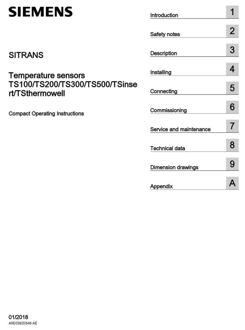 Siemens SITRANS TS100 Administrator guide
