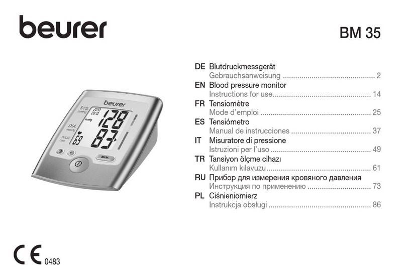 Beurer BM 35 Instructions for use