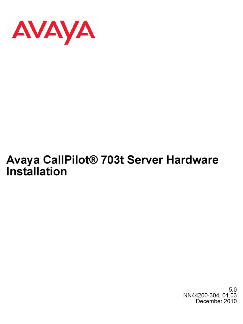 Avaya CallPilot 703t Manual