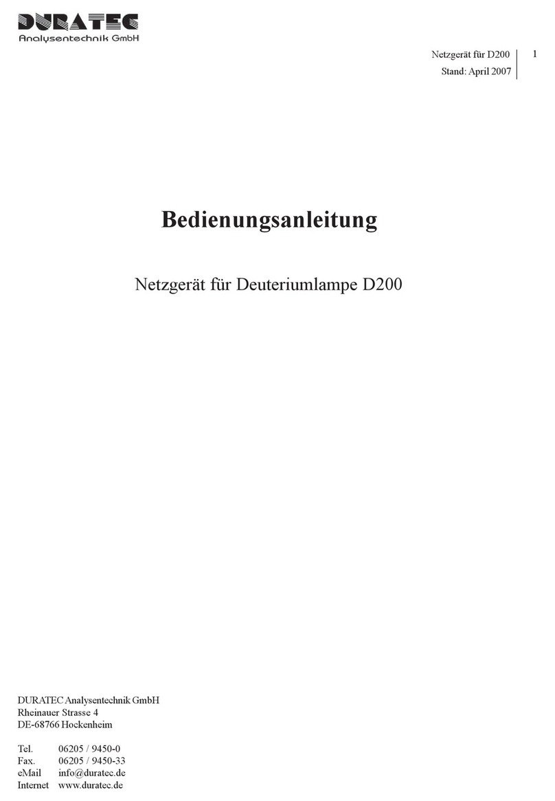 Duratec NT-D200 User manual