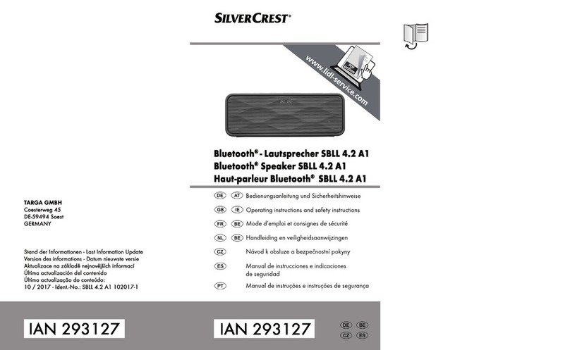 Silvercrest SBLL 4.2 A1 Product information sheet Silvercrest SBLL 4.2 A1 Product information sheet