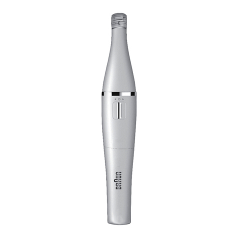 Braun FaceSpa 800 use instructions