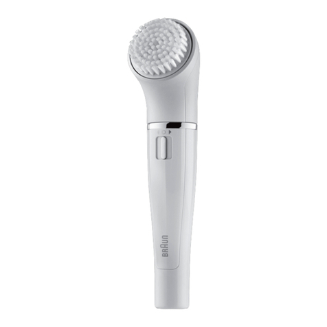 Braun Face 801 use instructions