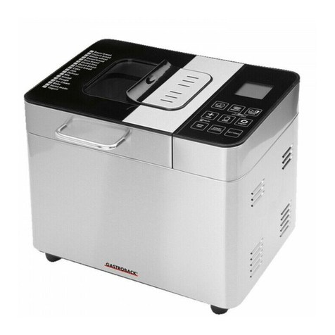 Gastroback Design Bread Maker Advanced operating instructions