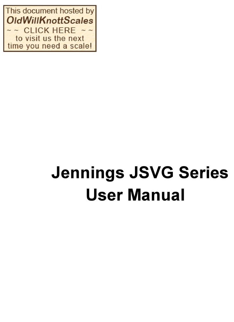 Jennings JSVG Series user manual