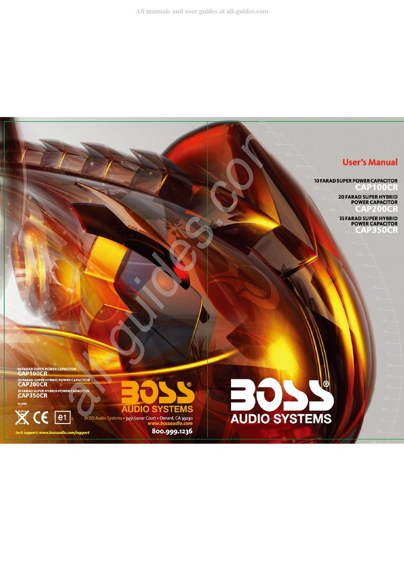 Boss Audio Systems CAP200CR user manual
