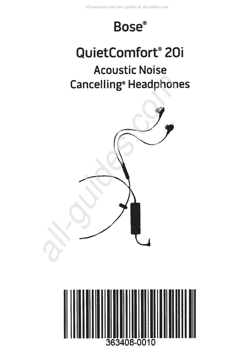 Bose QuietComfort 20i User manual