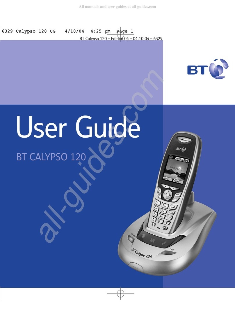 BT CALYPSO 120 user guide