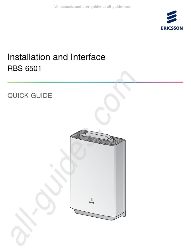 Ericsson RBS 6501 User manual Ericsson RBS 6501 User manual