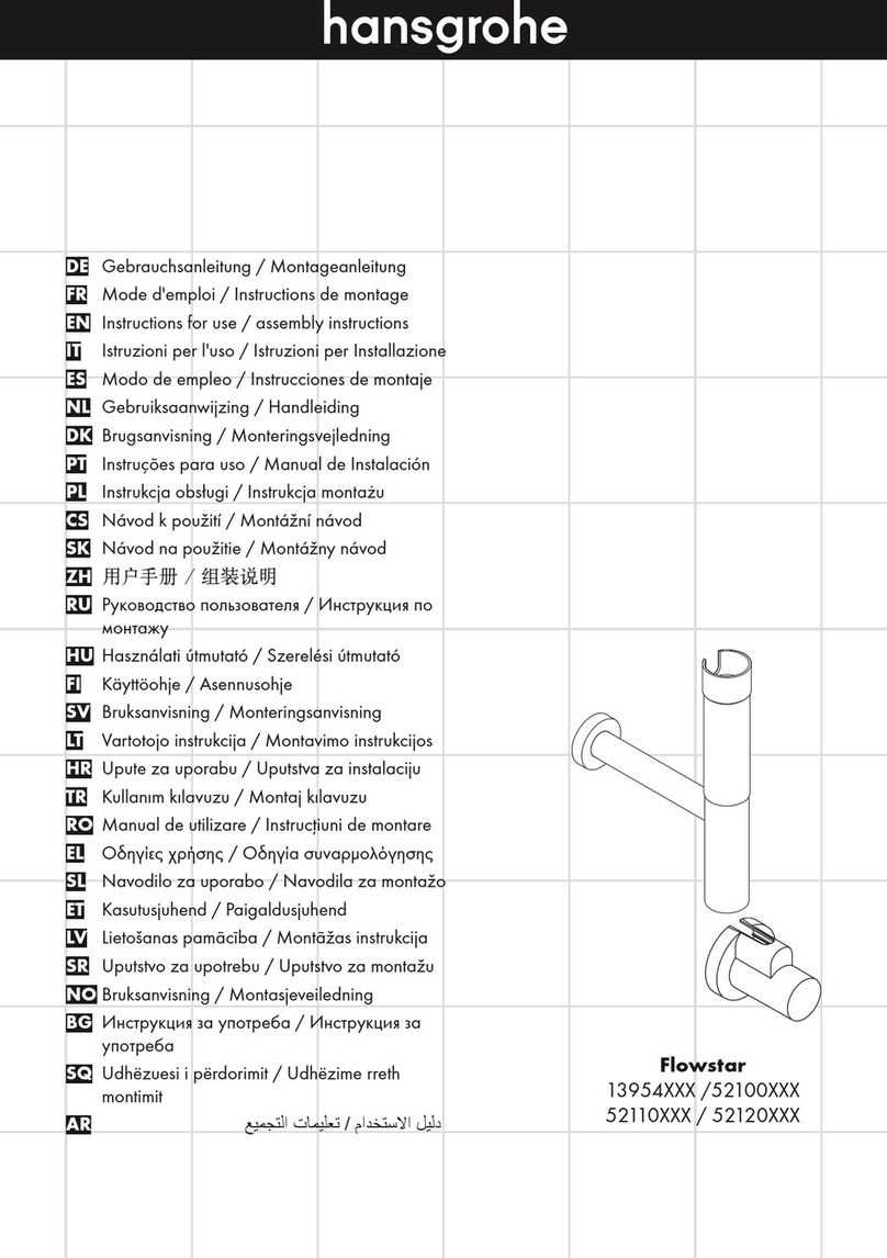 Hans Grohe Flowstar Instructions for use/assembly instructions