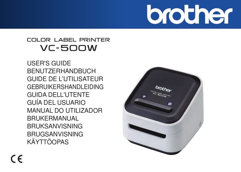 Brother VC-500W User manual