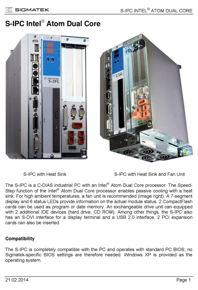 SIGMA TEK S-IPC User manual