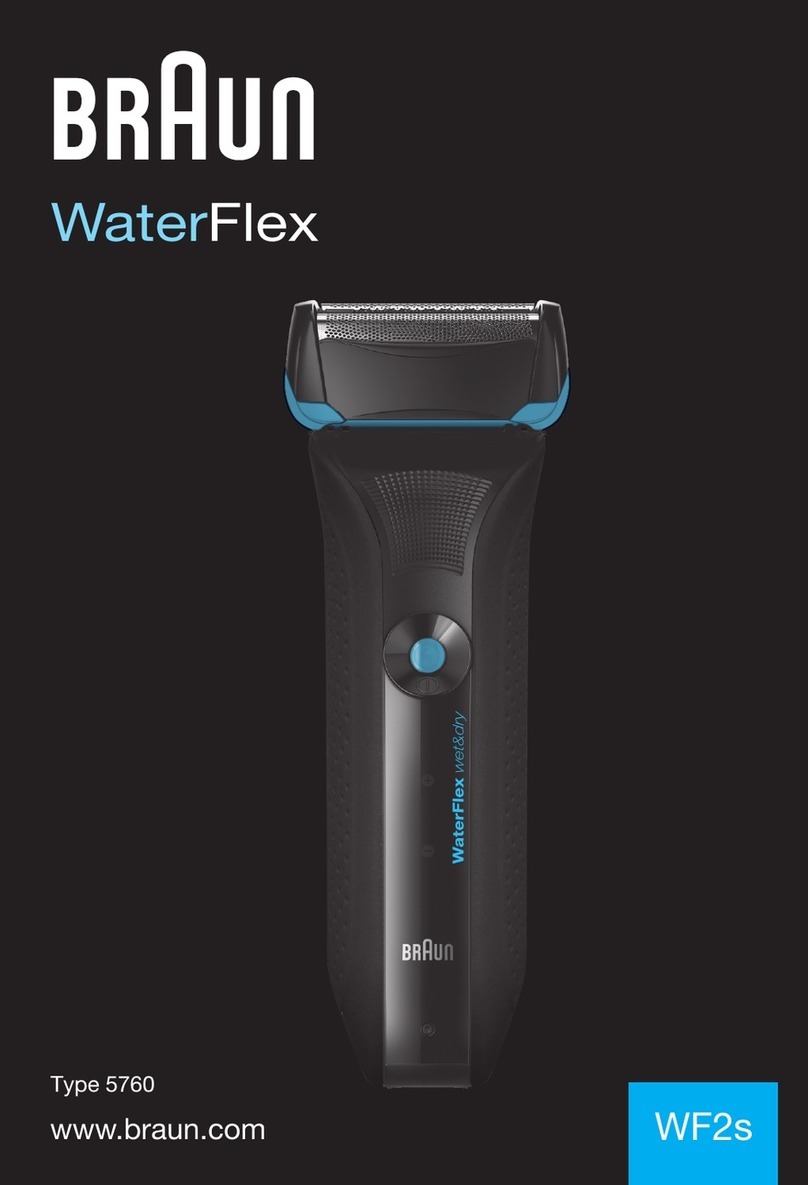 Braun WaterFlex WF2s User manual Braun WaterFlex WF2s User manual