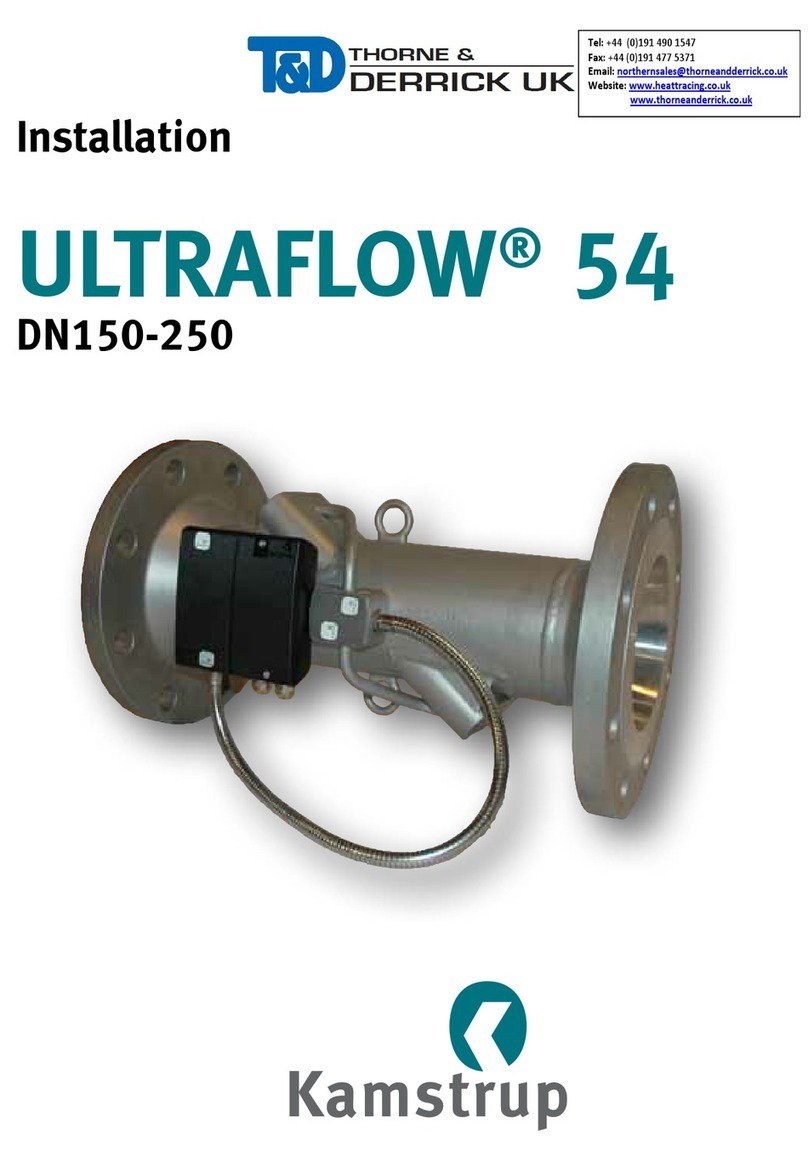 Thorne & Derrick Kamstrup ULTRAFLOW 54 User manual