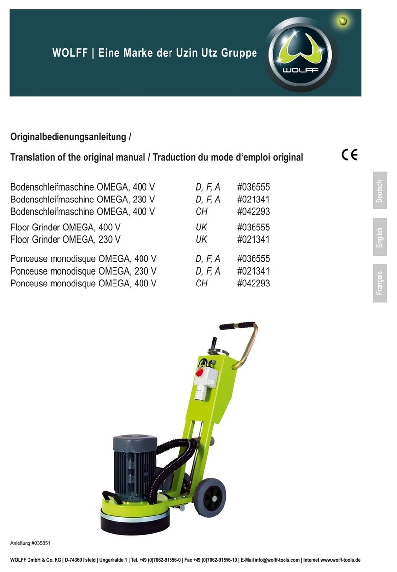 WOLFF OMEGA Series Repair manual