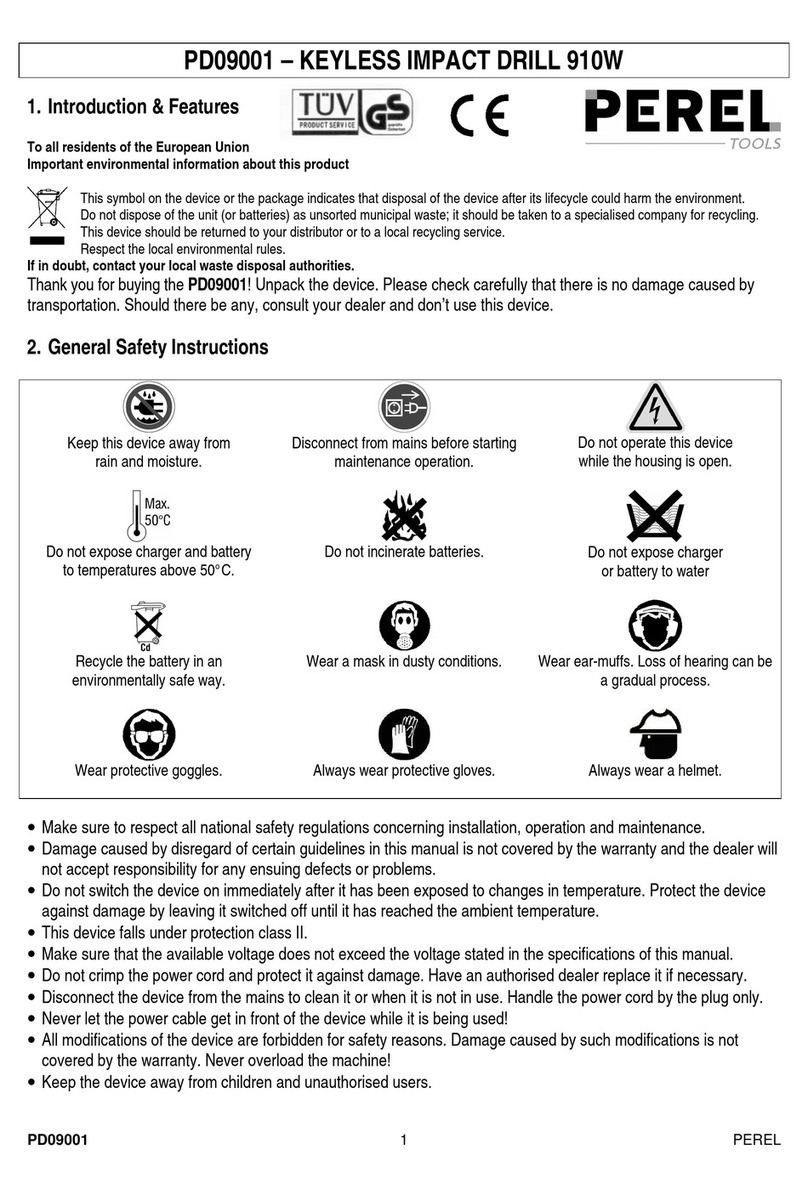 Perel PD09001 User manual