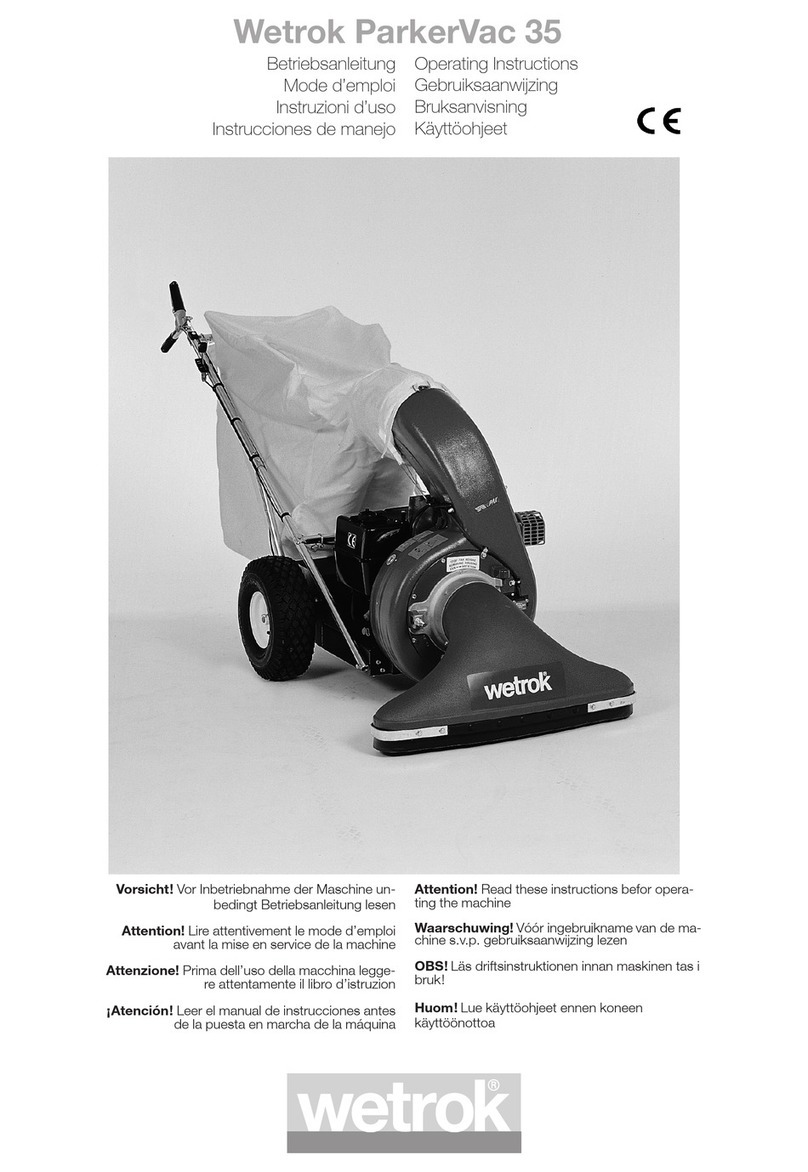 Wetrok ParkerVac 35 User manual Wetrok ParkerVac 35 User manual