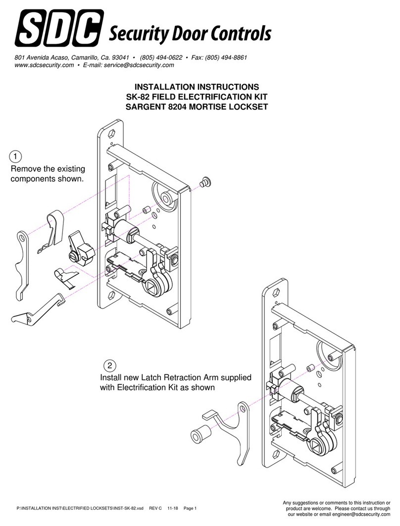 SDC SK-82 installation instructions SDC SK-82 installation instructions