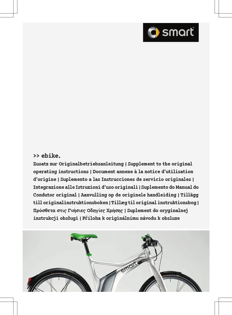 SMART ebike Supplement to the original operating instructions