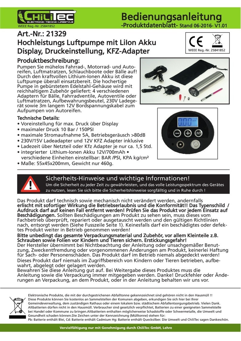 ChiliTec 21329 instruction manual