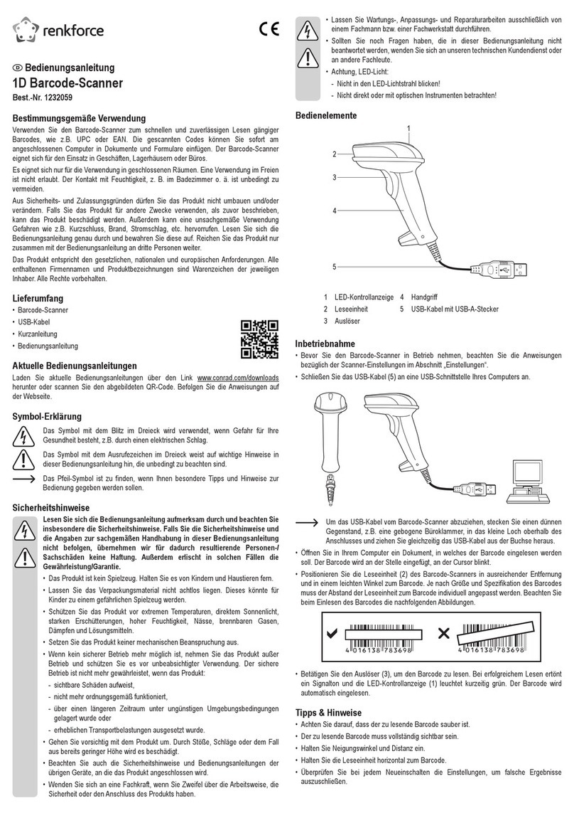 Renkforce 1232059 operating instructions