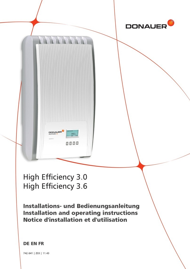 Donauer High Efficiency 3.0 Installation and operating instructions