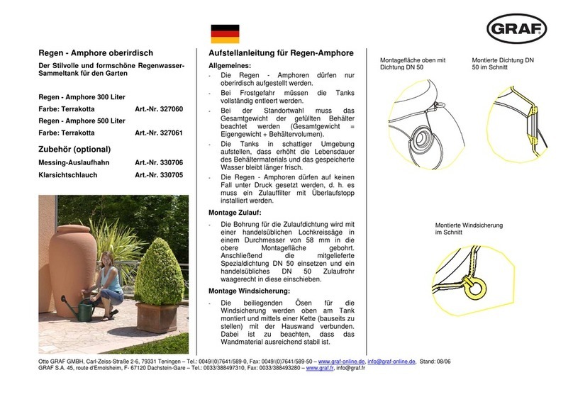 Graf 327060 installation manual
