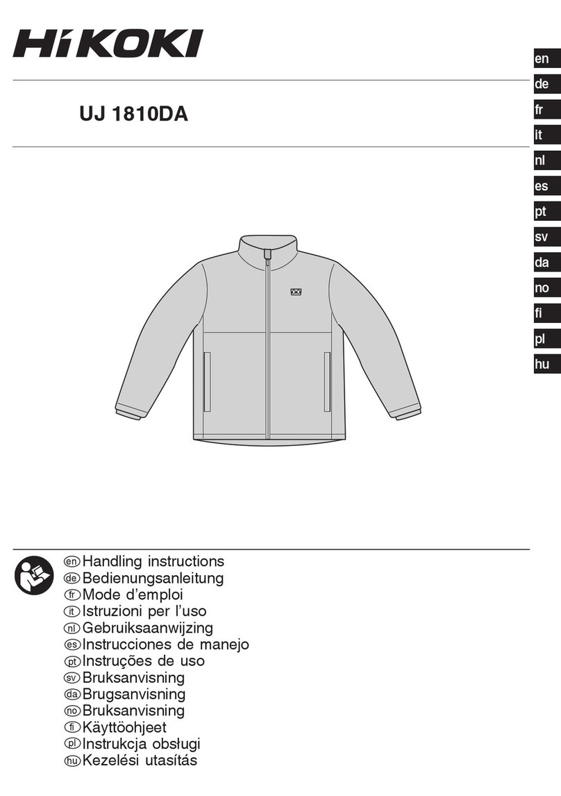 HIKOKI UJ 1810DA Handling instructions