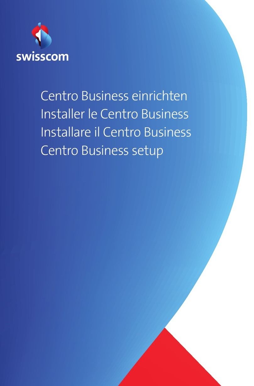 Swisscom Centro Business Setup manual