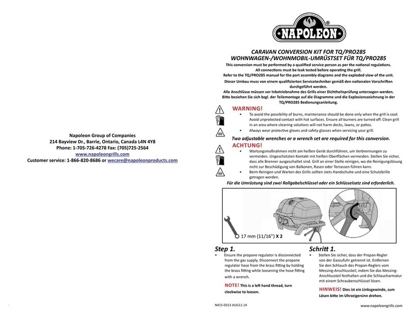 Napoleon Caravan Conversion Kit manual