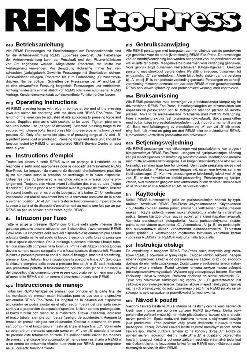 REMS Eco-Press User manual REMS Eco-Press User manual