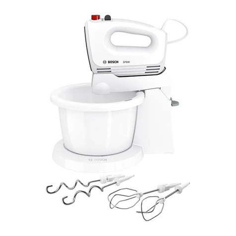 Bosch CleverMixx MFQ26 Series User manual