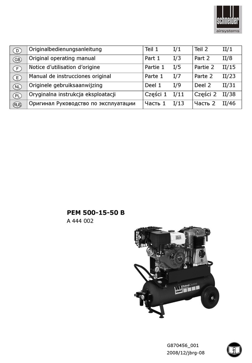 Schneider Airsystems PEM 500-15-50 B Original operating manual