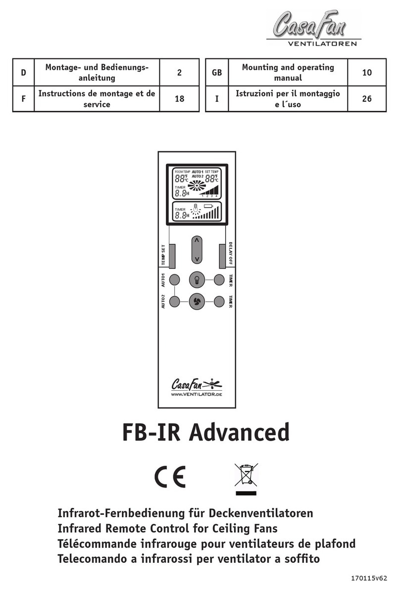 Casa Fan FB-IR Advanced Technical document