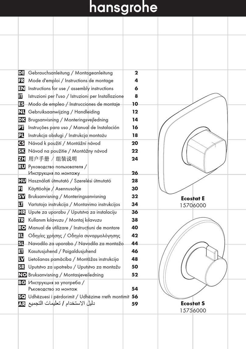 Hans Grohe Ecostat E Manual