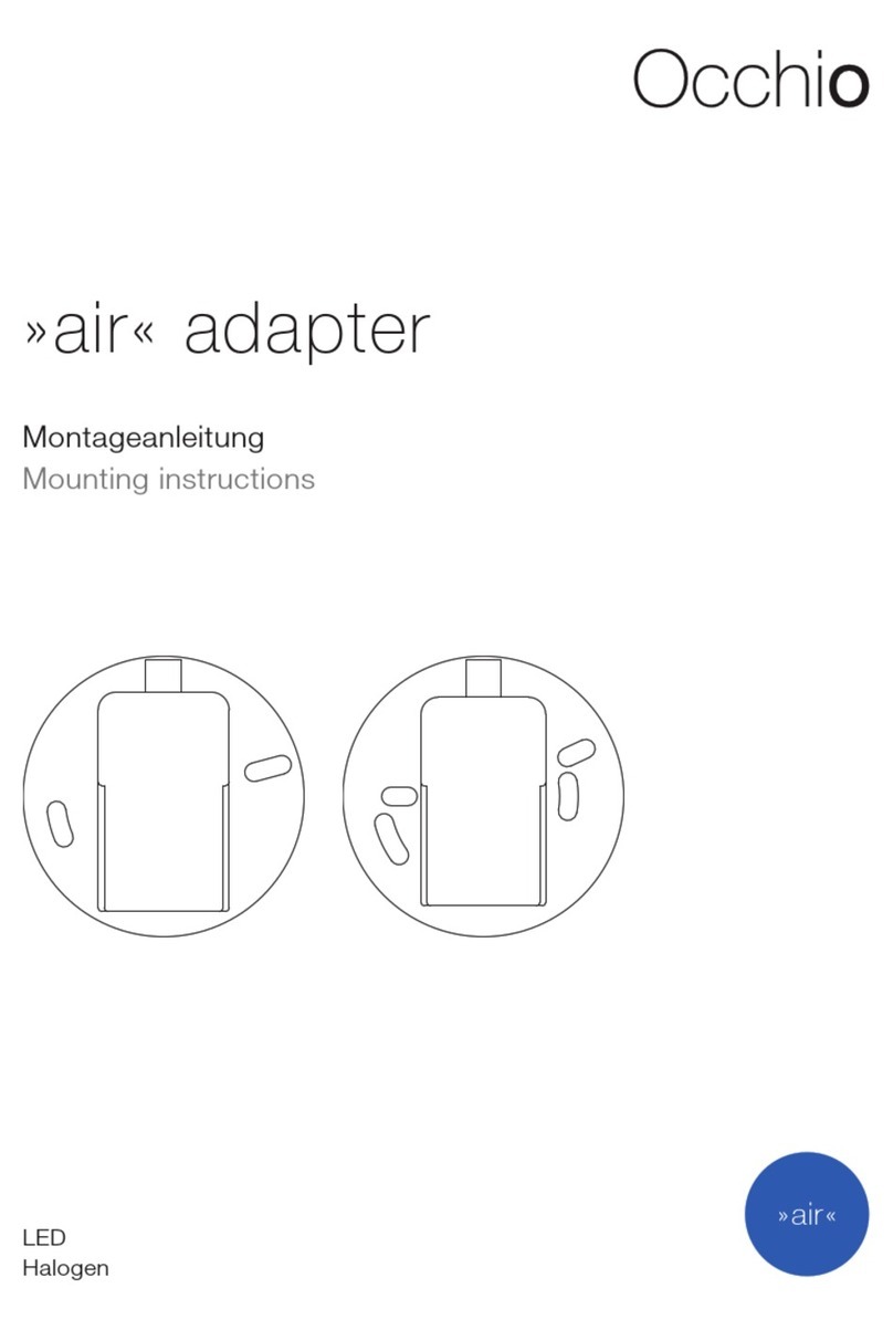 Occhio air Mounting instructions