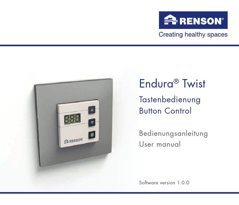 Renson Endura Twist user manual
