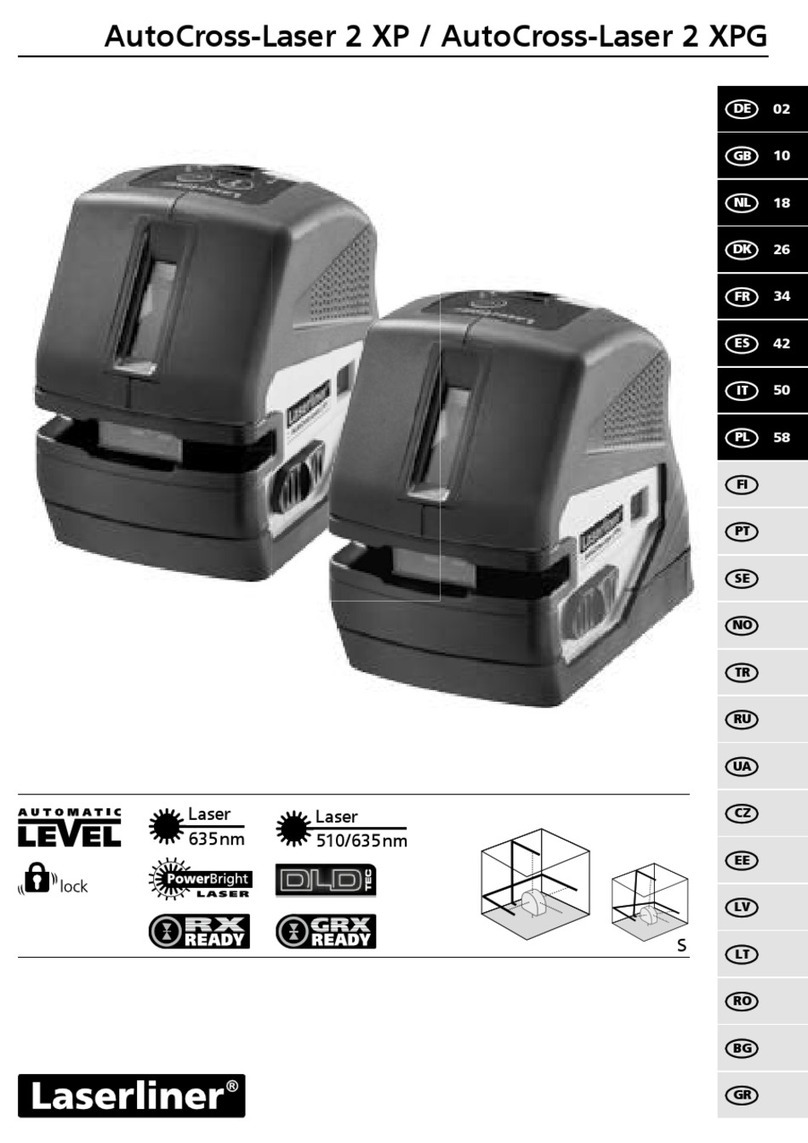 Umarex Laserliner AutoCross-Laser 2 XP User manual