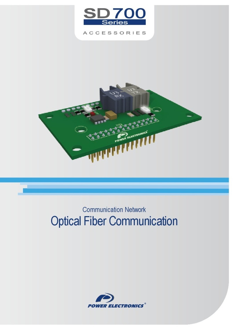 Power Electronics SD700 Series User manual Power Electronics SD700 Series User manual