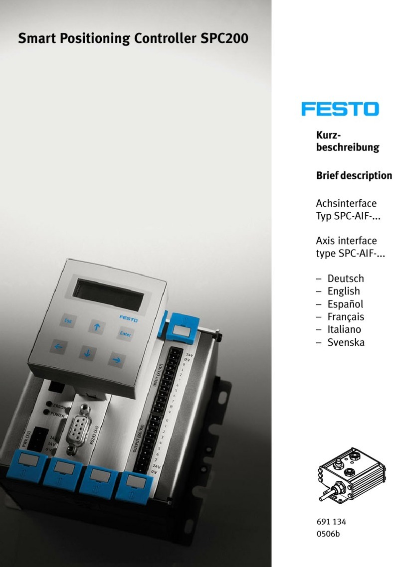 Festo SPC-AIF Series user manual