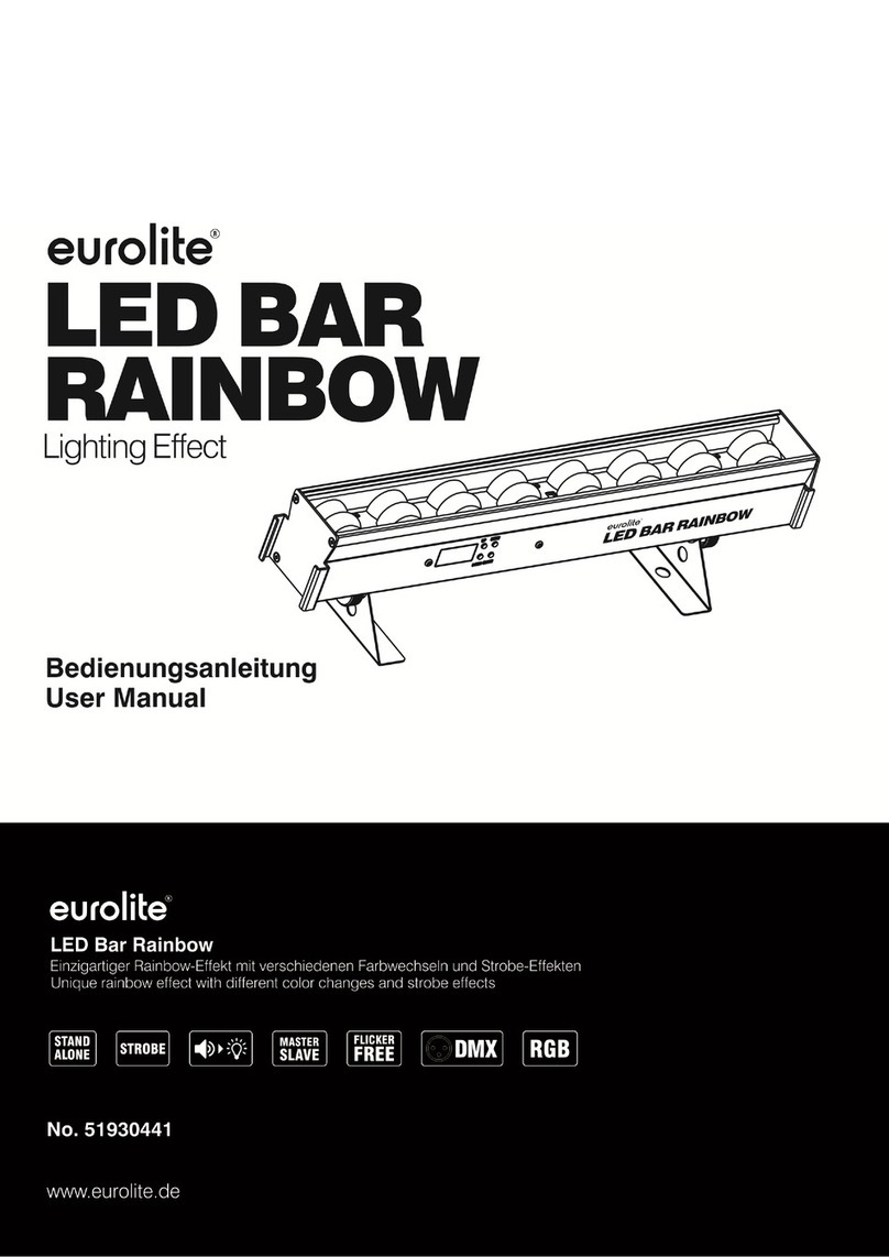 EuroLite LED Bar Rainbow user manual