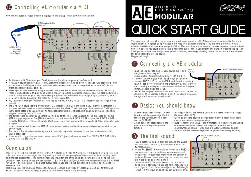 Tangible Waves AE modular quick start guide