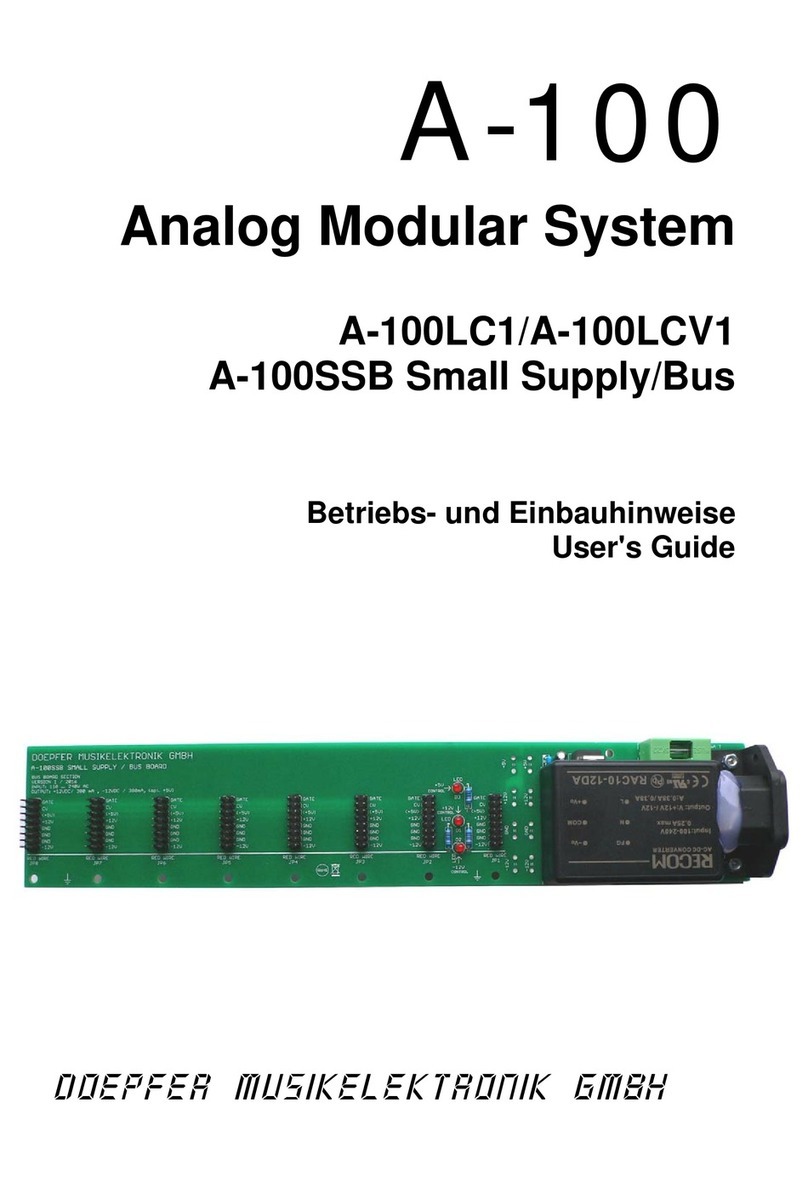 DOEPFER A-100 Series user guide