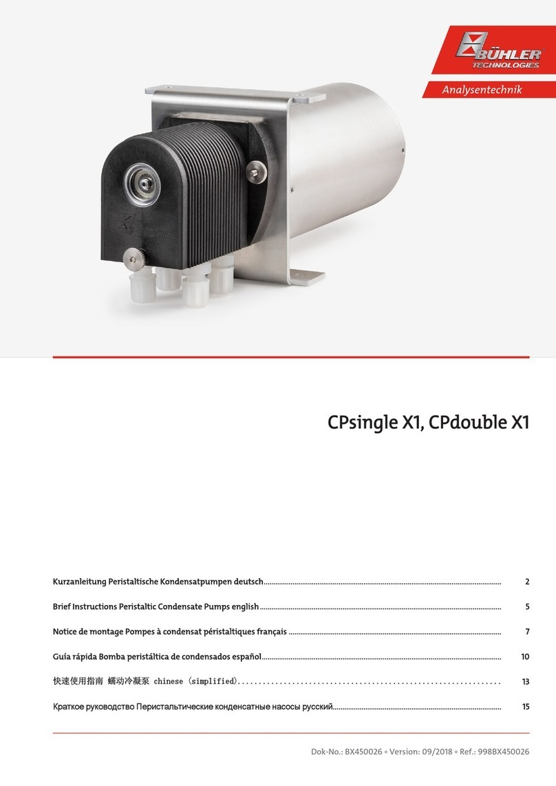 Buhler CPsingle X1 Brief instructions