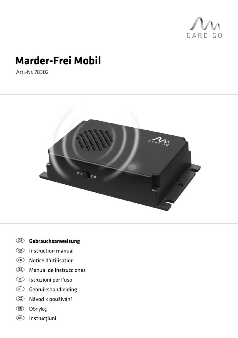 Gardigo MARTEN-FREE CAR instruction manual