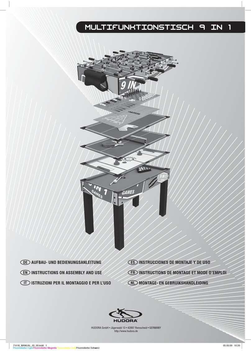 Hudora 71418 INSTRUCTIONS ON ASSEMBLY AND USE